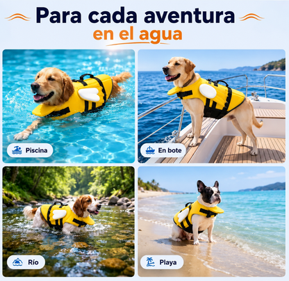 Chaleco Salvavidas para Perros - Abejita